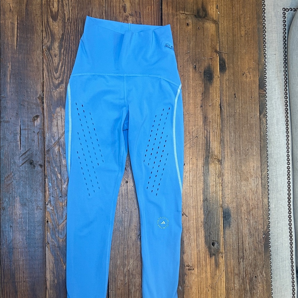 Stella McCartney Adidas Light Blue Activewear Pants